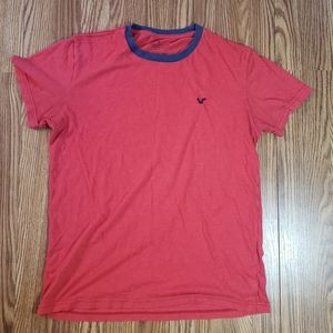 American Eagle mens red tshirt size m